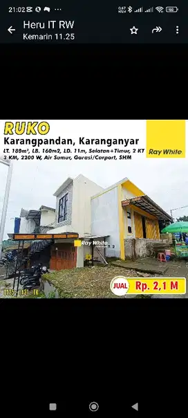 Ruko Karangpandan Karanganyar