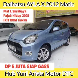 Daihatsu AYLA X 1.0 Matic 2012 PlatSBY PjkHidup2025 IRITBBM Terawat