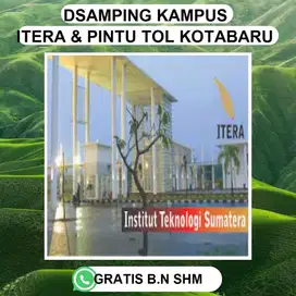 TANAH DSAMPING KAMPUS ITERA DAN PINTU TOL DJUAL MURAH BISA DICICIL