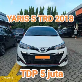 5JT YARIS S TRD 2018 LOW KM 48RB ANTIK SUPER RARE !!