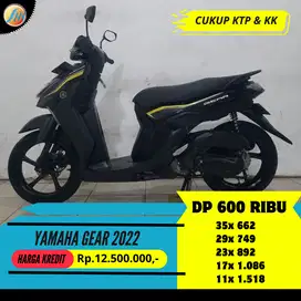 JUAL CEPAT YAMAHA GEAR 2022 CASH KREDIT SEKEN BERGARANSI TERAWAT