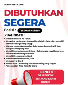 LOKER TELEMARKETING