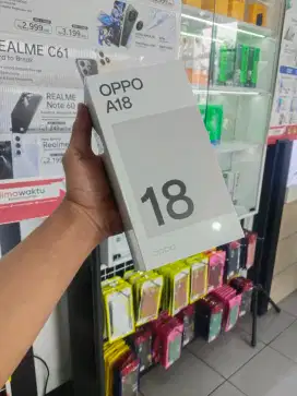 OPPO A18 RAM 4+4/128GB HANYA 1 JUTAAN BISA DI ANTAR GRATIS ONGKIR