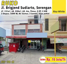 Disewakan Ruko di Jl. Brigjend Sudiarto Serengan