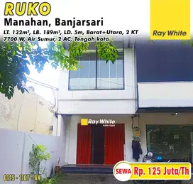 Disewakan Ruko di Manahan Banjarsari