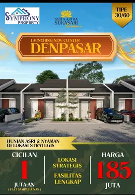 Rumah Subsidi Cluster di Tangerang Kota