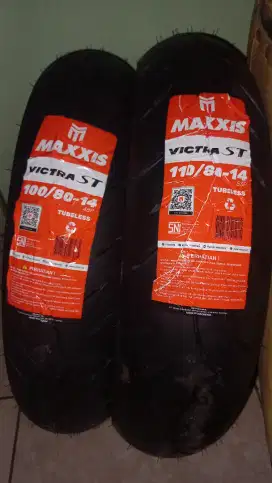 Ban baru Maxxis vectra 110/80 & 100/80