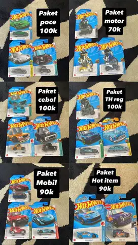 Paket Hot wheels