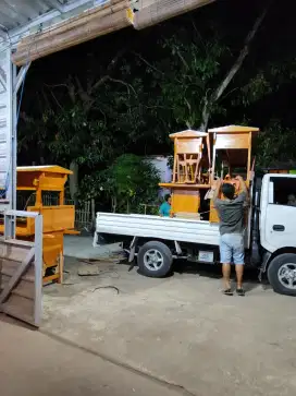 Gerobak Angkringan Bakso Mie Ayam PeceL Bubur Sate Martabak Ronde dlL