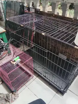 KANDANG KUCING ANJING BESAR BESI TEBAL