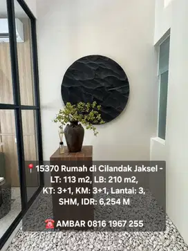 15370 Rumah di jakarta selatan dekat mrt shm bagus