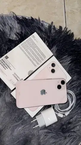 Iphone 13 128GB Full sett Ex IBOX warna Pink