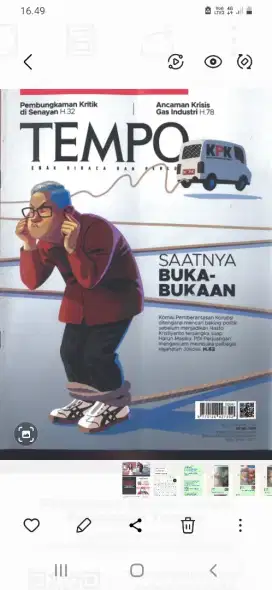 Jual majalah Tempo