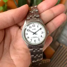 Jam Tangan Pria Alba Titanium V501 Original Mulus