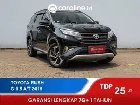 TOYOTA RUSH G 1.5 MATIC 2019 - Pajak panjang