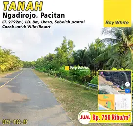 Dijual Tanah Dekat Wisata Pantai Pacitan Cocok Untuk Villa / Invest