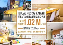 DIJUAL Kost Exclusive BARU di TANAH ABANG - PUSAT KOTA JAKARTA