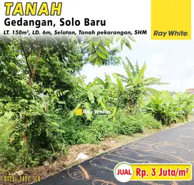 Dijual Tanah di Gedangan Solo Baru