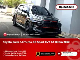 [ KM 14RB ] Toyota Raize 1.0 Turbo GR Sport TSS CVT AT Hitam 2022/2023