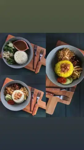 Jaga stand nasi pecel Madiun/Jawa timur