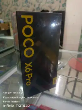 Poco X6 pro 5G 12/512gb baru garansi resmi bisa TT Kredit