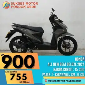 BISA PAKAI CC / PAYLATER HONDA ALL NEW BEAT DELUXE TH 2024 HITAM