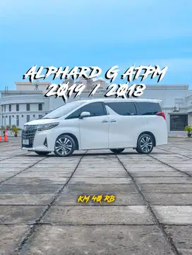 Toyota Alphard G ATPM 2019 NIK 2018