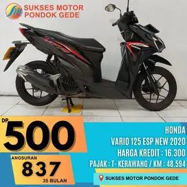 ANGSURAN TERMURAH HONDA VARIO 125 ESP NEW TH 2020 HITAM