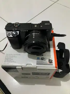 Sony a6000 hitam mulus