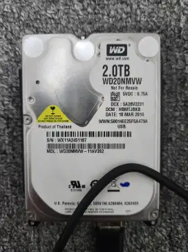 HARDDISK EKSTERNAL WD 2TB