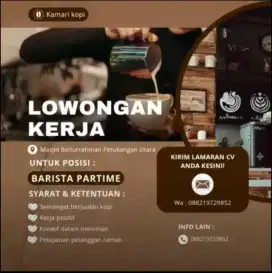 Barista kopi keliling sepeda listrik