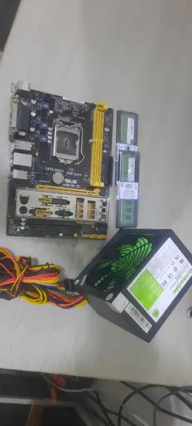 Jual Borong Mobo-Asus H81/Ram-4GB//PSU-Simbadda-480W(Normal Semua)