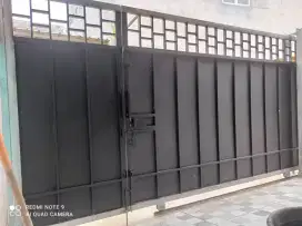 Pagar plat polos holo galpanis