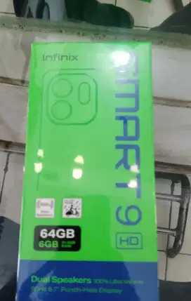 Infinix smart 9 ram 3+3+ 64 baru segel dus