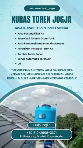 Jasa Kuras Toren Jogja