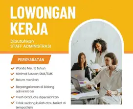 Lowangan kerja admin wanita min SMK/SMA untuk toko online