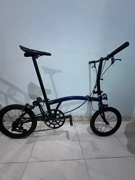 Brompton S3E Blue Electric