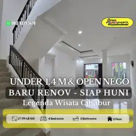 [ UNDER 1,4M & OPEN NEGO ] MURAH - BARU RENOV - SIAP HUNI