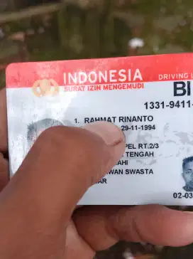 Jasa Supir / Driver SIM B1