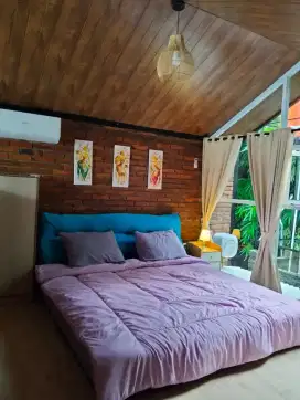 Ecocabin homestay sewa harian bulanan murah dekat Jl. Magelang