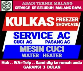 service kulkas ac (cuci ac 75rb min.3) servis mesin cuci water heater