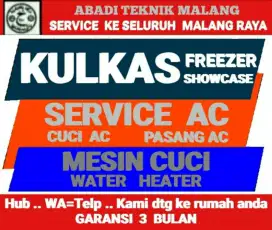 service kulkas ac (cuci ac 75rb min.3) servis mesin cuci water heater