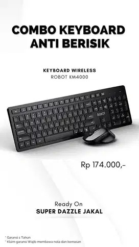 Combo Keyboard Silent KM4000