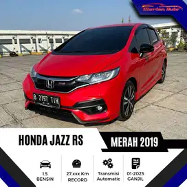 Honda Jazz Rs 1.5 At 2019 Km 27 Ribu Record Antik Bergaransi 2 Tahun