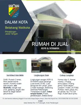 Rumah Harga Bagus dan ASRI [Aman-Sehat-Rapi-Indah], Belakang Walikota