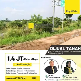 Dijual Cepat Tanah di samping Pintu Tol Palindra