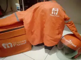 Jaket ShopeeFood, Helm dan Tas