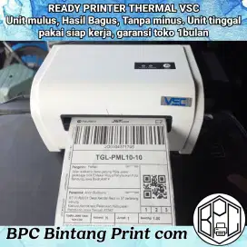 printer thermal vsc like new bergaransi