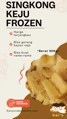 Di cari jaga Stand Singkong Keju Freelance
