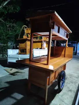 Gerobak Angkringan Bakso Mie Ayam PeceL Bubur Sate Martabak Ronde dlL